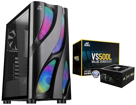 ANT ESPORTS ICE 320TG MID-TOWER RGB CABINET