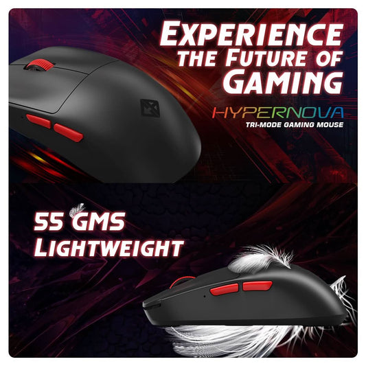 Cosmic Byte Hypernova Tri-Mode Gaming Mouse (Black)