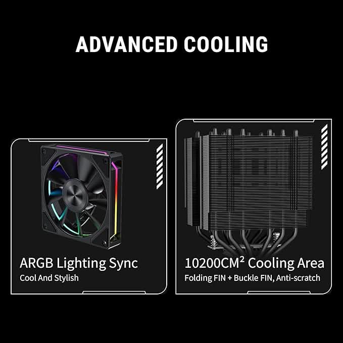 Ant Esports V8 Digital CPU Air Cooler