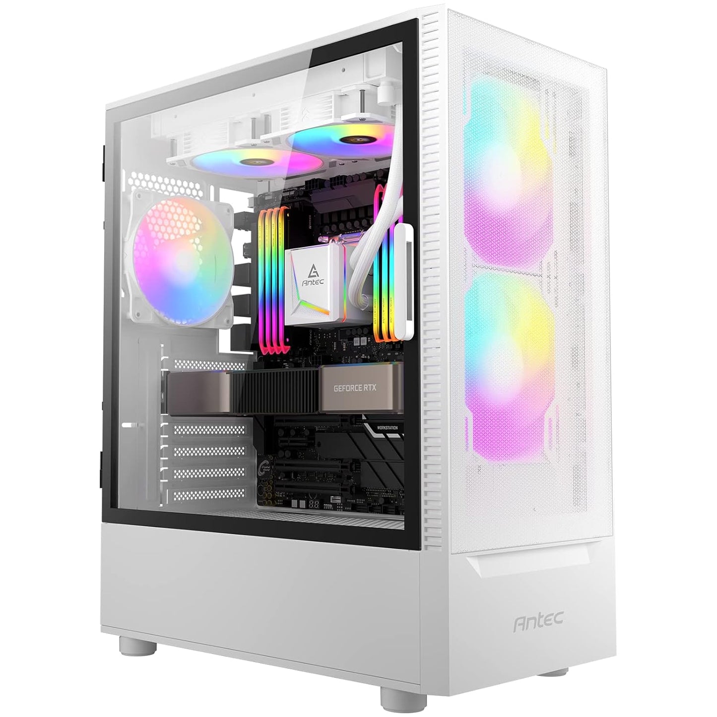 ANTEC NX410 V2 ARGB (ATX) MID TOWER CABINET (WHITE)