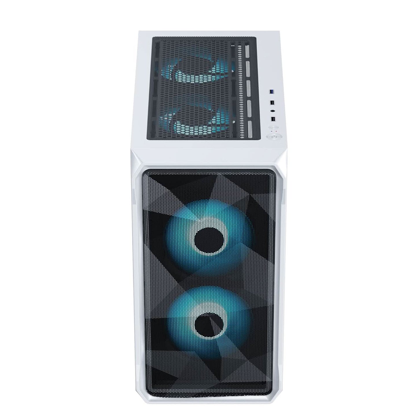 Ant Esports ICE-100 Air Mini Mesh (M-ATX) Mini Tower Cabinet (White)