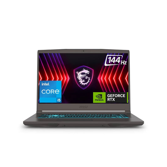 MSI THIN 15 B12VE-1689IN [CI5-12450H 12TH GEN/16GB/512GB SSD/WIN11 HOME/15.6 INCH/6GB-RTX4050 GRAPHICS /2 YEAR(S)/GREY]