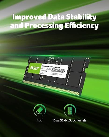 Acer 32 GB DDR5 LAPTOP 5600MHZ RAM