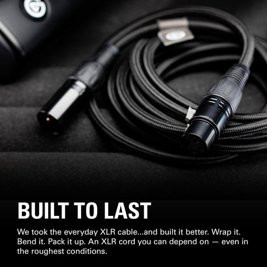 Elgato XLR Shielded Microphone Male to Female, 10ft/3m Cable