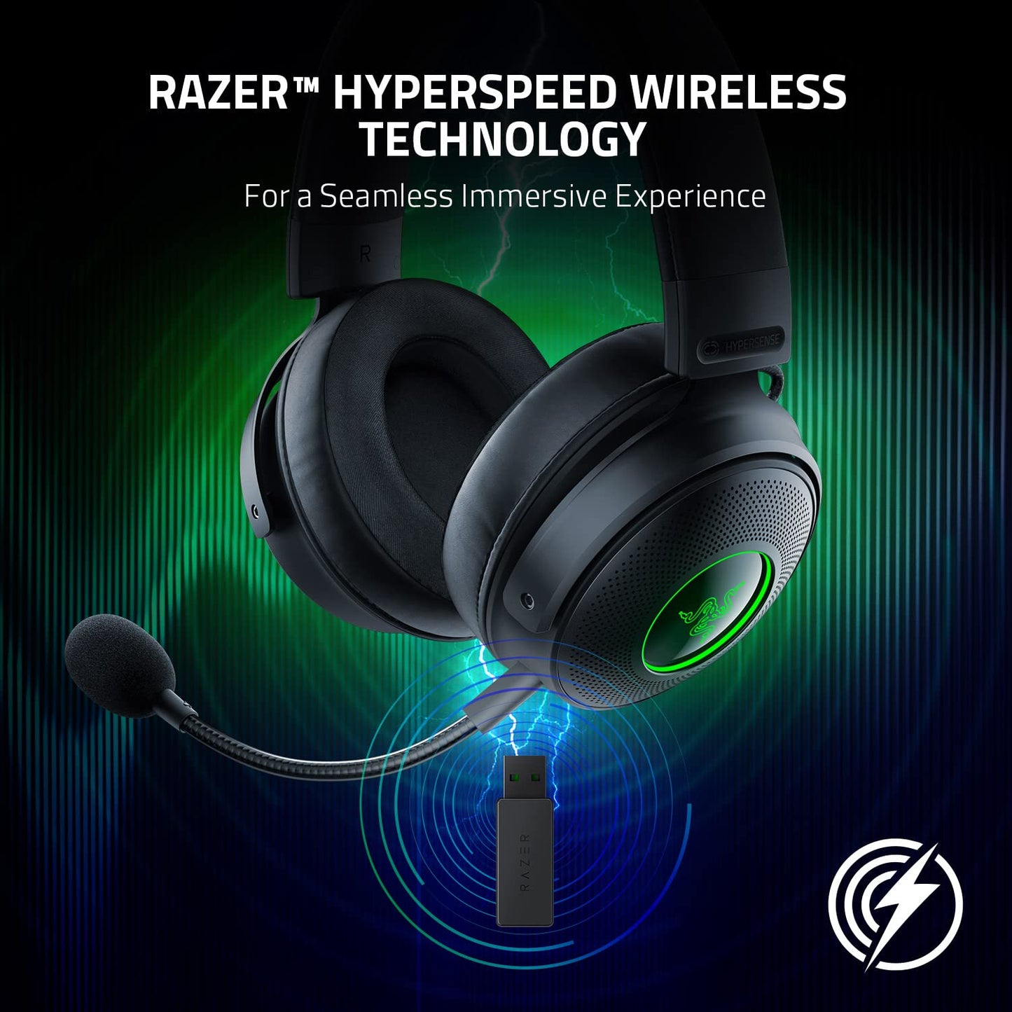 RAZER KRAKEN V3 PRO - WIRELESS GAMING HEADSET-