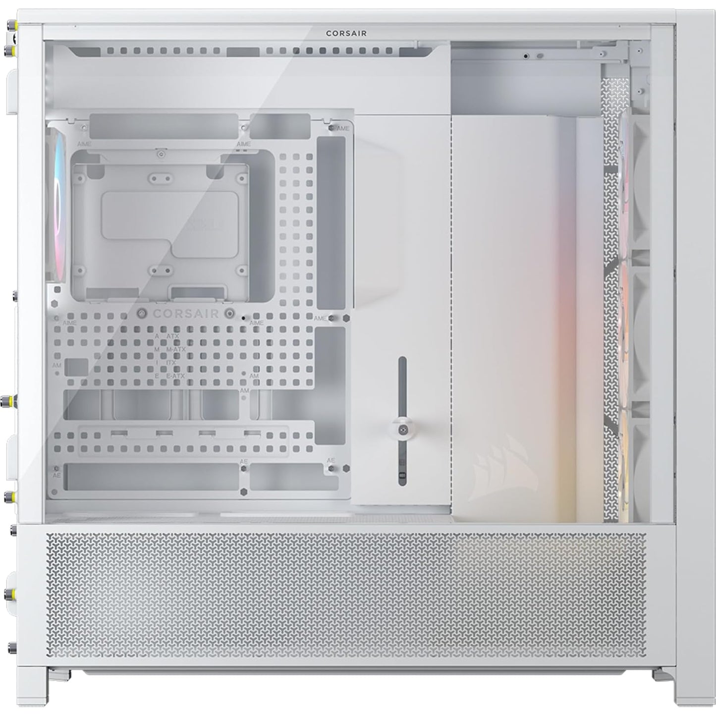 CORSAIR Frame 5000D RS ARGB Modular Mid-Tower PC Case, White (CC-9011310-WW)