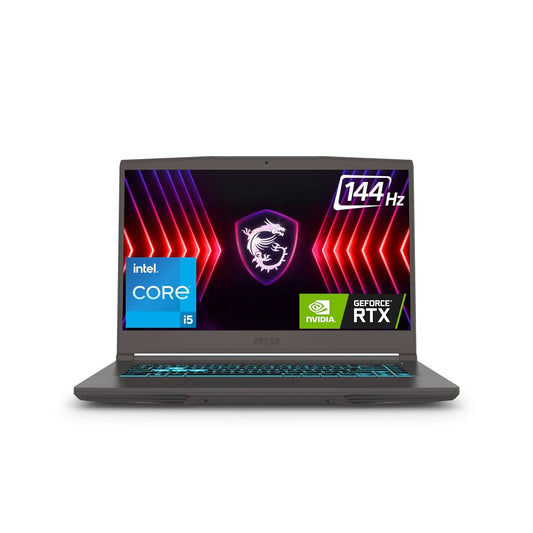 MSI THIN 15 B12UC-1692IN [CI5-12450H 12TH GEN/16GB/512GB SSD/WIN11 HOME/15.6 INCH/4GB-RTX3050 GRAPHICS /1 YEAR(S)/GREY]