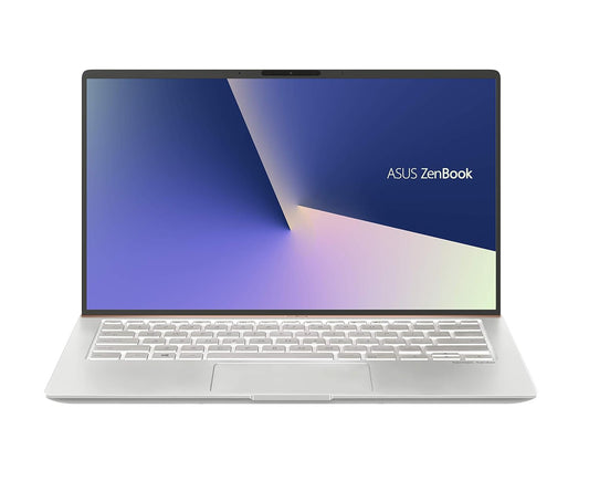 ASUS ZENBOOK 14 UX433FA-A6111T 8TH GEN INTEL CORE I7-8565U 14 INCHES/8GB RAM/512GB PCIE SSD/WINDOWS 10/INTEGRATED GRAPHICS FHD THIN AND LIGHT BUSINESS LAPTOP (1.19 KG), ICICLE SILVER METAL