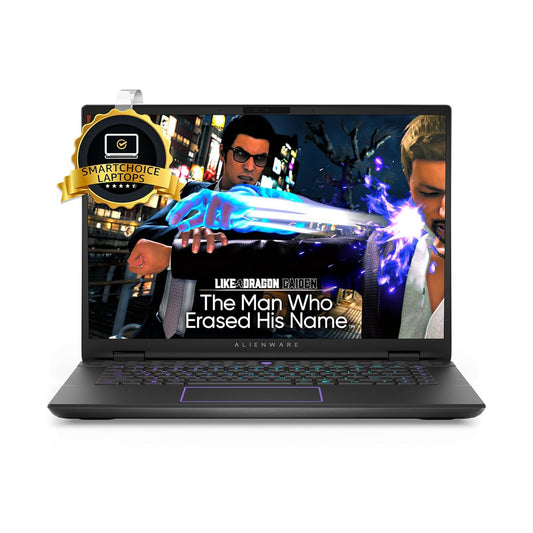 Dell Alienware M16 R2 Gaming Laptop with AI Enabled - 16" QHD+ 240Hz Display, Intel Core Ultra 9 185H, 32GB RAM, 1TB SSD, NVIDIA GeForce RTX 4070, AlienFX RGB backlit keyboard, Dark Metallic Moon, 2.61kg
