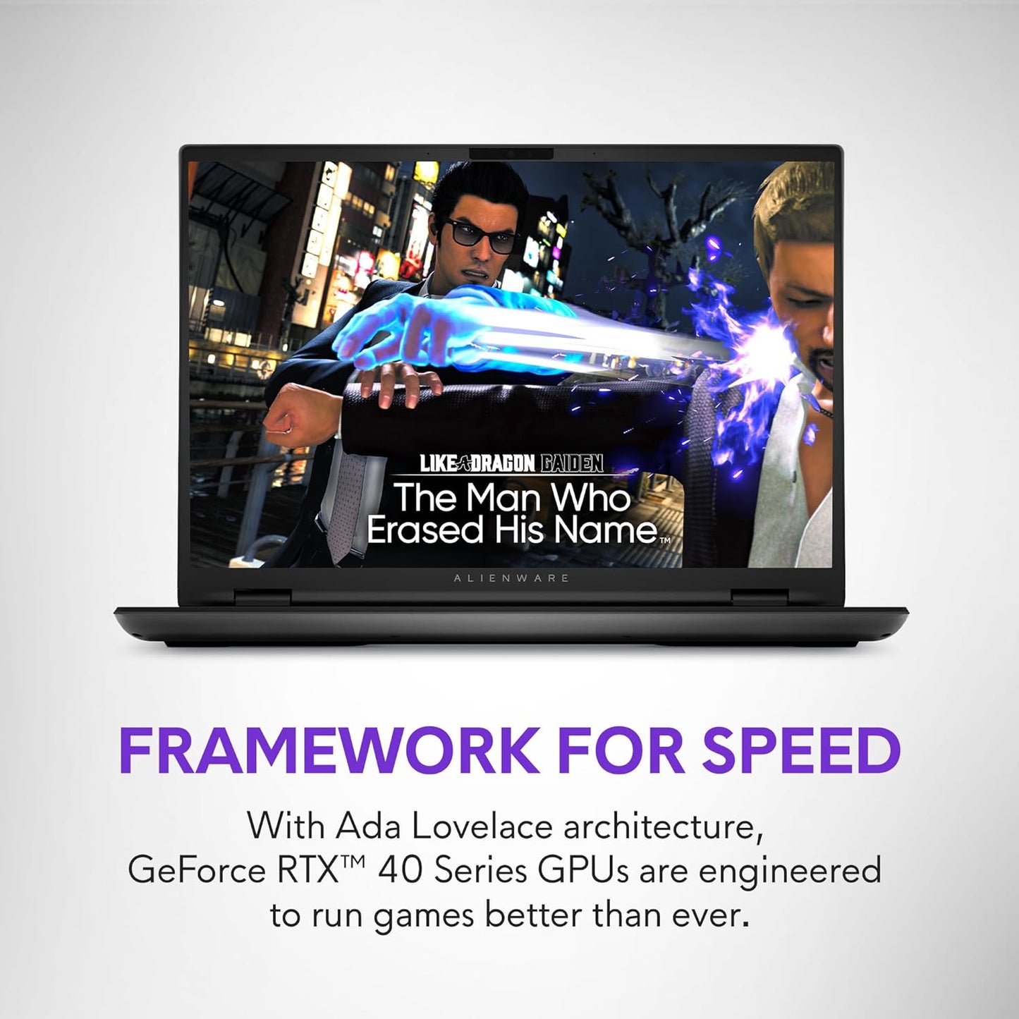 Dell Alienware M16 R2 Gaming Laptop with AI Enabled - 16" QHD+ 240Hz Display, Intel Core Ultra 9 185H, 32GB RAM, 1TB SSD, NVIDIA GeForce RTX 4070, AlienFX RGB backlit keyboard, Dark Metallic Moon, 2.61kg