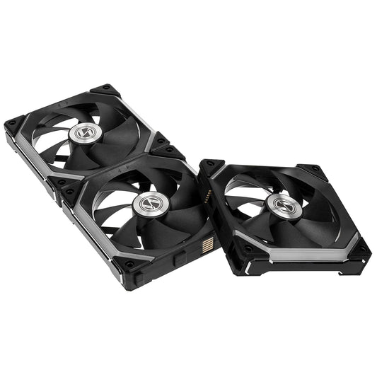 LIAN LI UNI FAN SL 120 3X120MM RGB CASE FAN/COOLER FOR PC - BLACK G99.12SL1W3B.IN