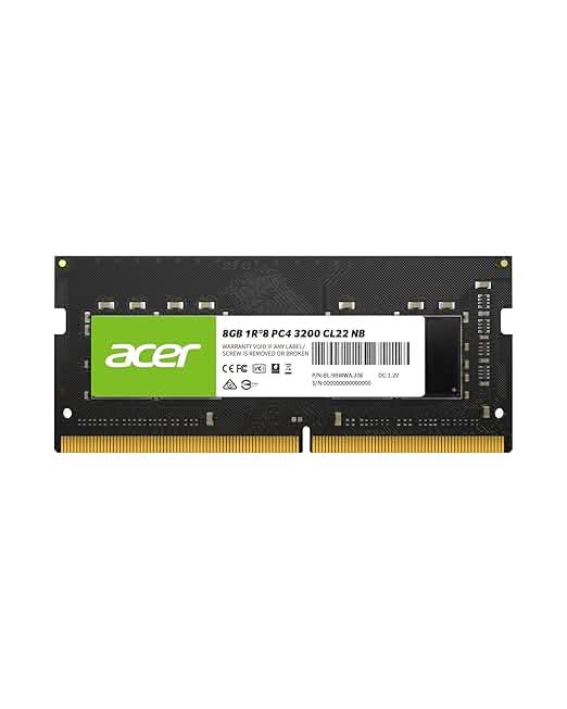 Acer SD100 8GB Single RAM 3200 MHz DDR4 CL22 Laptop Memory