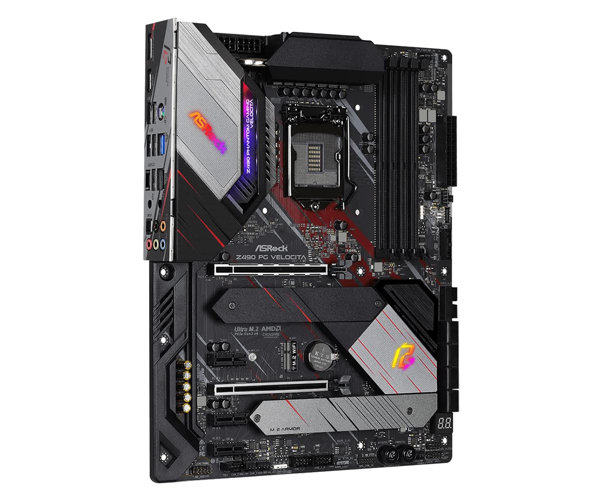 ASROCK Z490 PG VELOCITA INTEL Z490 ATX MOTHERBOARD