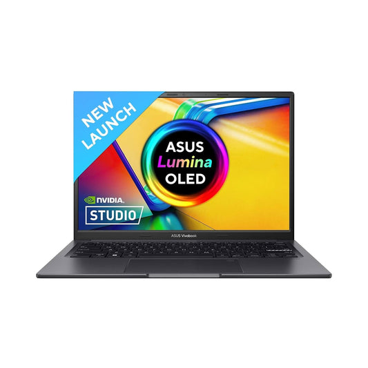 ASUS Vivobook 14X OLED, Intel Core i9-13900H 13th Gen, 14 inch (35.56 cm) 2.8K 90Hz OLED, Creator/Gaming Laptop (16 GB RAM/1TB SSD/4GB RTX 3050/Win11/Backlit/FingerPrint/Black/1.45 kg), K3405VCB-KM951WS
