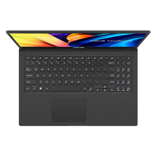 ASUS VivoBook 15, Intel Core i3-1115G4 11th Gen, 15.6 inch (39.62 cm) FHD, Thin and Light Laptop (8GB/512 SSD//Windows 11/Office 2021/FP Sensor/Indie Black/1.8 kg), X1500EA-EJ3381WS