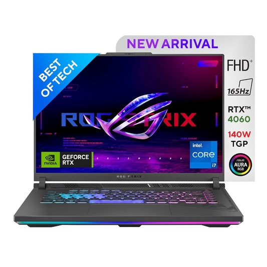 ASUS ROG STRIX G16, GAMING LAPTOP, 13TH GEN INTEL CORE I7-13650HX, RTX 4060 GRPH (16GB/1TB/40.64 CMS (16) FHD+/WIN 11 HOME) G614JV-N3474WS