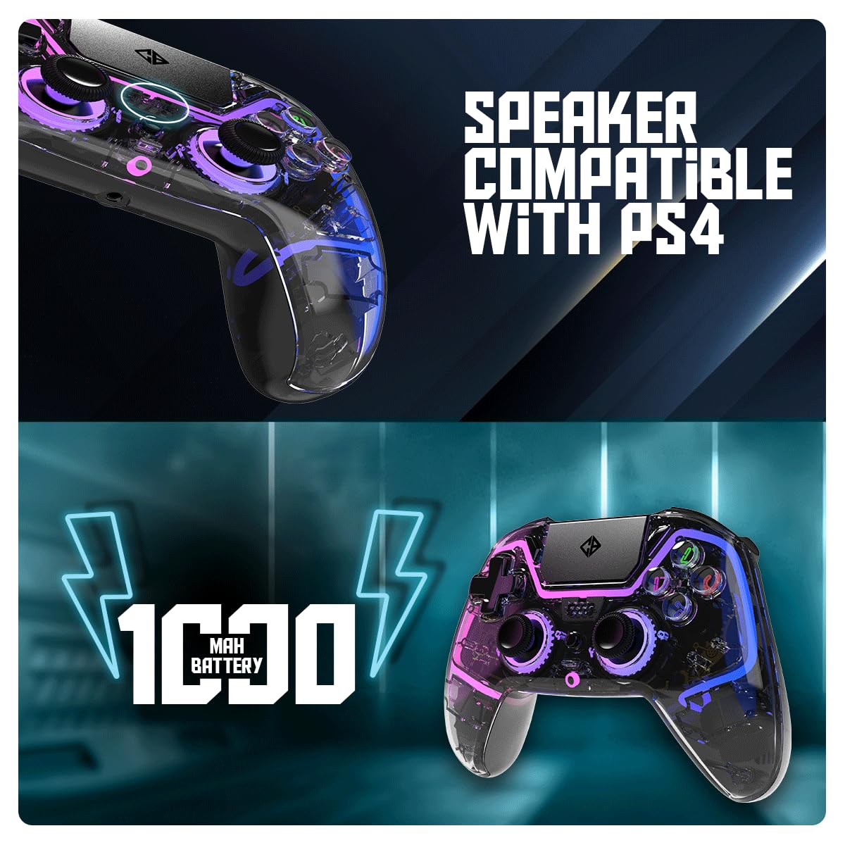 COSMIC BYTE QUANTUM (TRANSPARENT BLACK) GAMEPAD