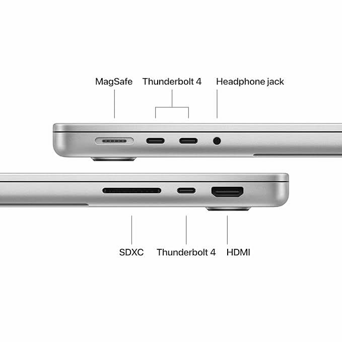Apple 14-inch MacBook Pro M5 chip with 10 core CPU and 10 core GPU, 24GB, 1TB SSD - Silver