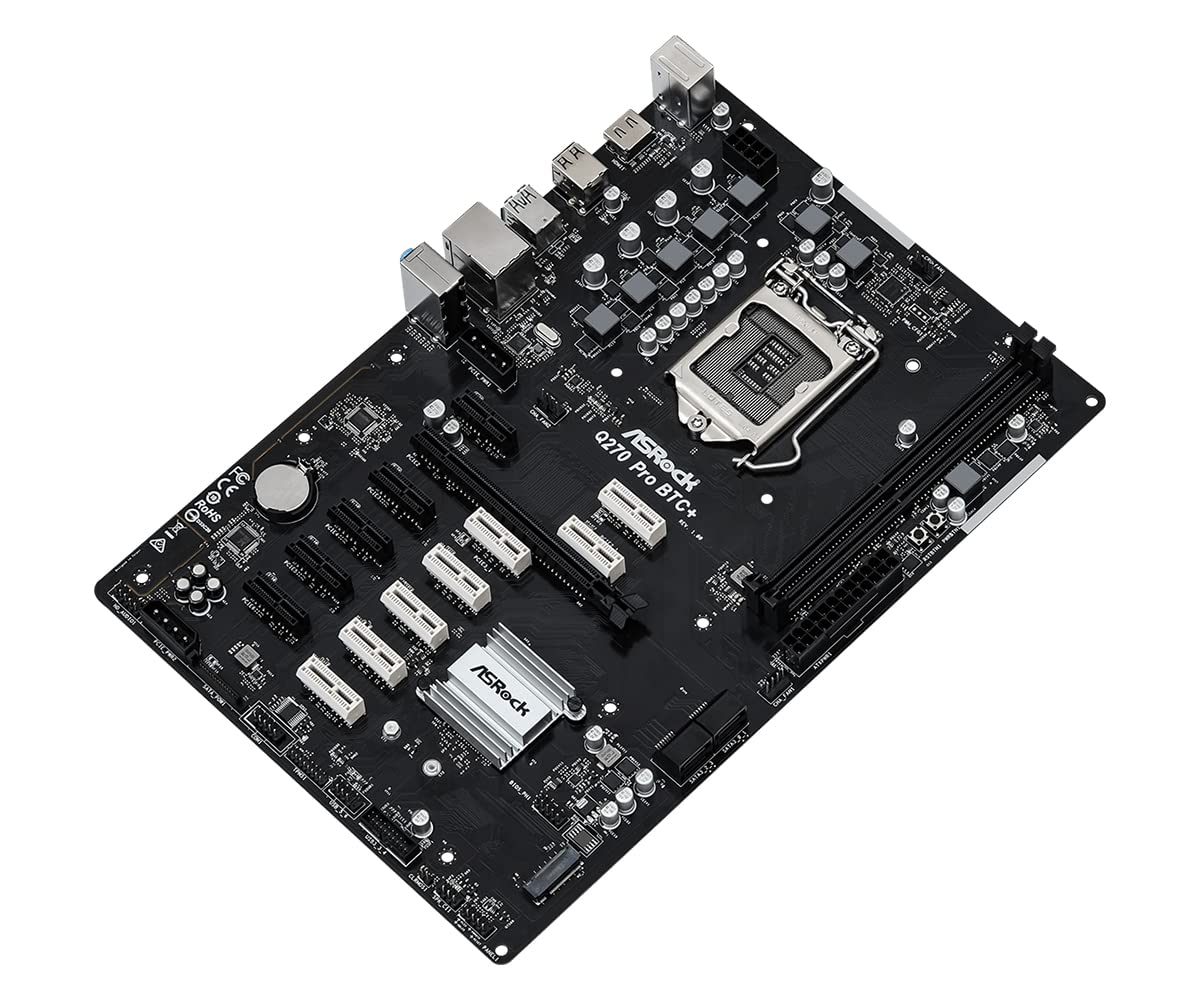 ASRock Q270 PRO BTC+ DDR4 Intel 1151 ATX Motherboard