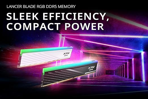 XPG DDR5 32GB (16X2) 6400 MHZ LANCER BLADE RGB BLACK