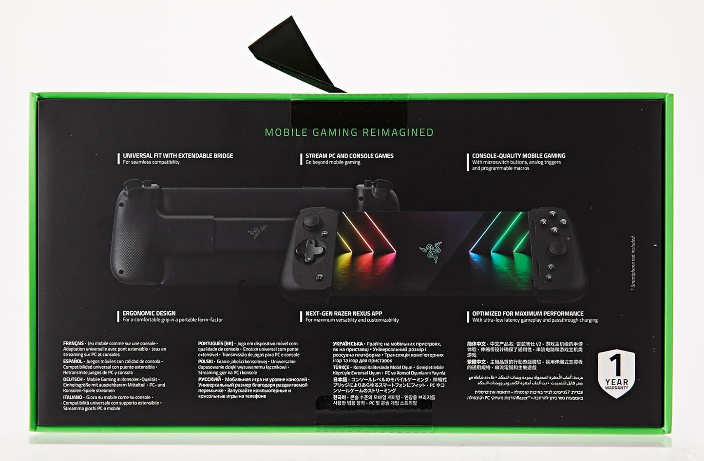 RAZER KISHI V2 - GAMING CONTROLLER FOR ANDROID - FRML PACKAGING