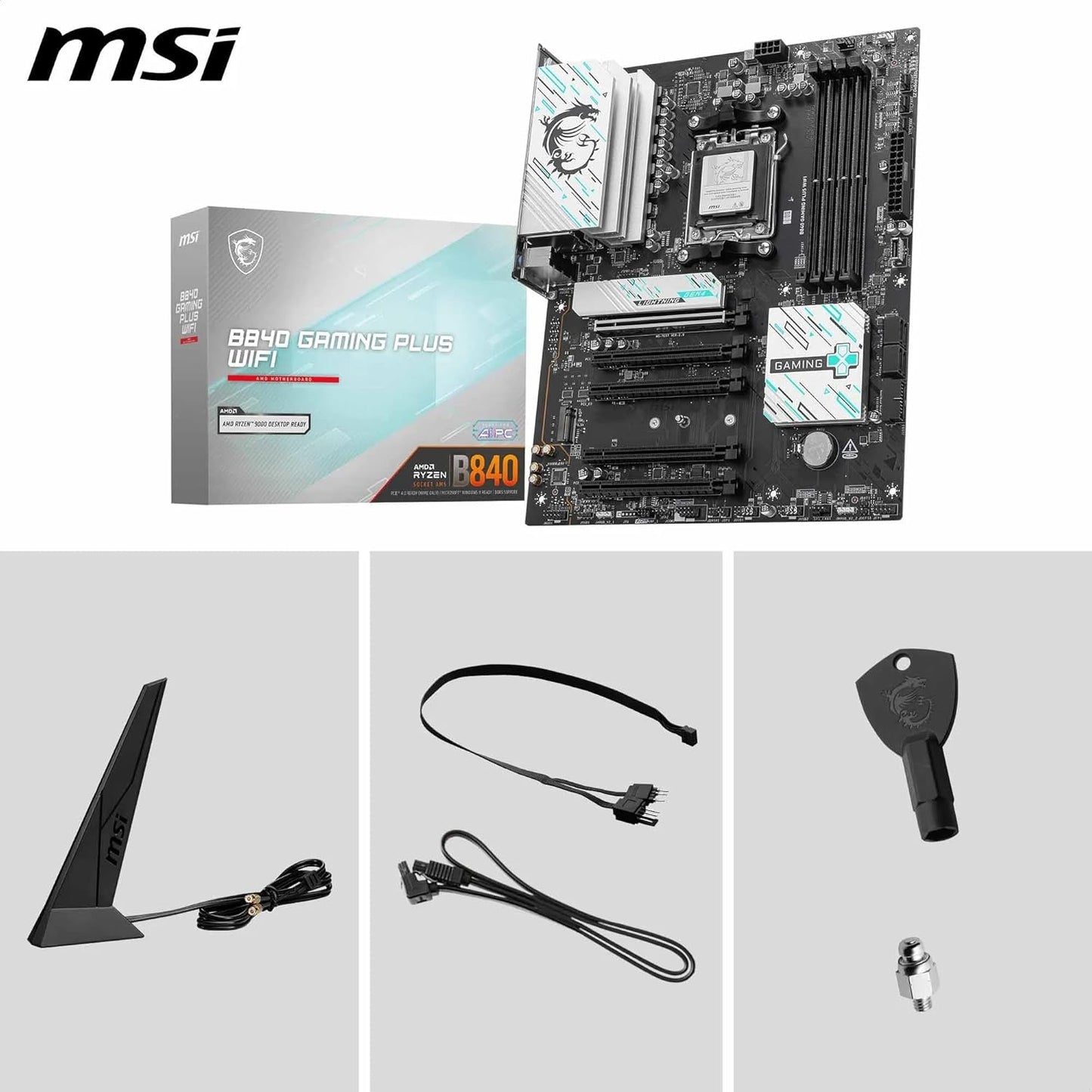 MSI B840 GAMING PLUS WIFI MOTHERBOARD