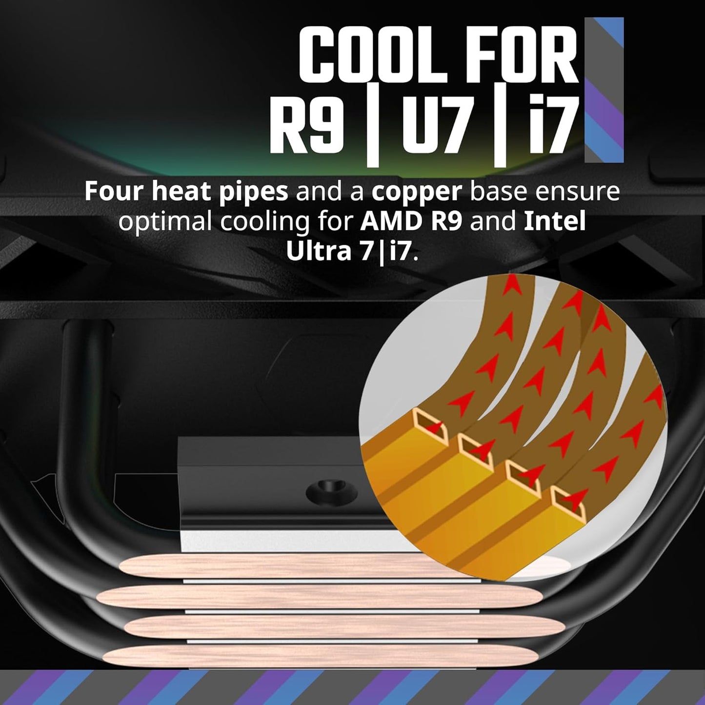 COOLER MASTER HYPER 212 RGB BLACK EDITION 120MM CPU AIR COOLER (RR-212S-20PC-R1)