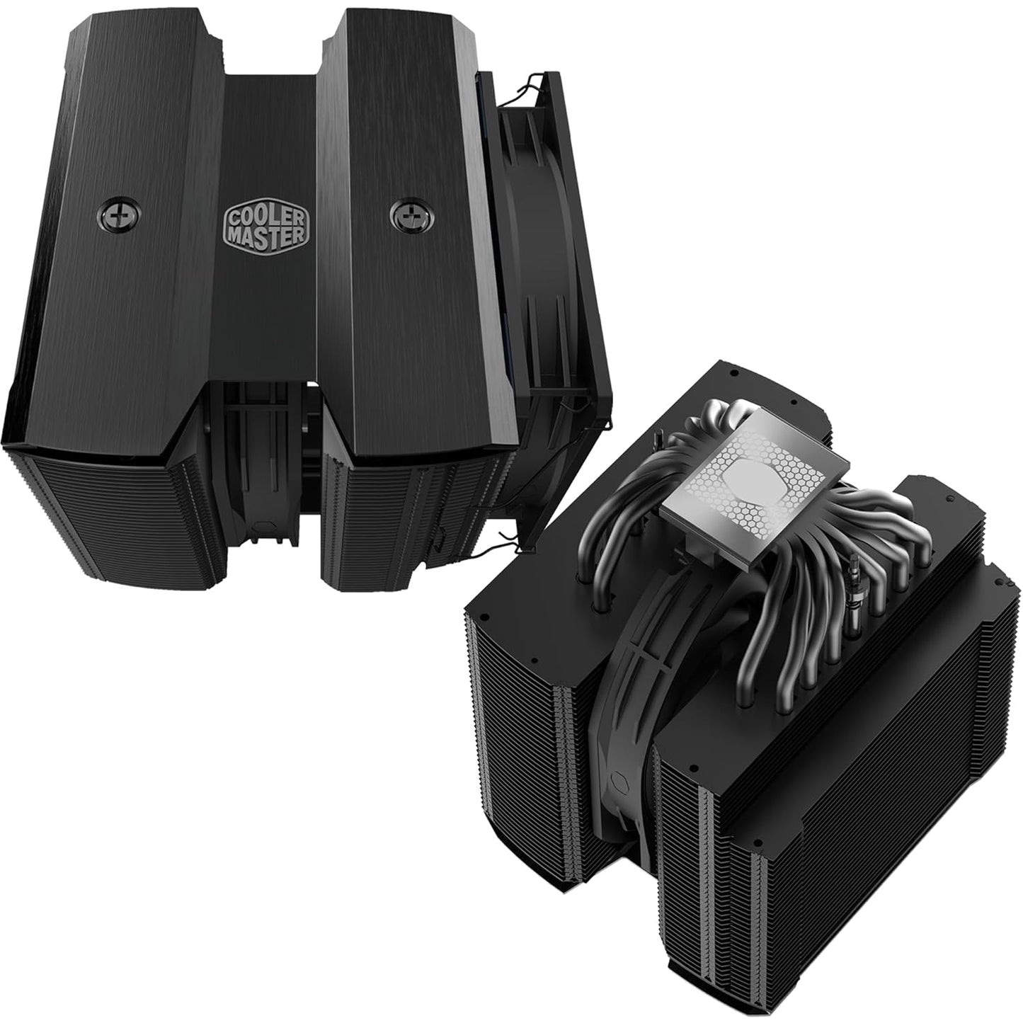 COOLER MASTER MASTERAIR MA824 STEALTH 120MM DUAL TOWER CPU AIR COOLER (MAM-D8PN-318PK-R1)