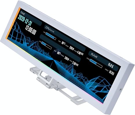 Lian Li 8.8 Inch Universal Screen SM088W White