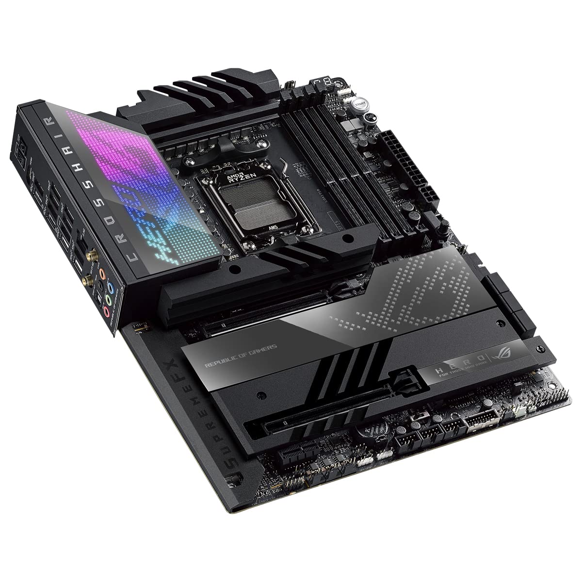 ASUS X670E CROSSHAIR HERO AMD AM5 MOTHERBOARD