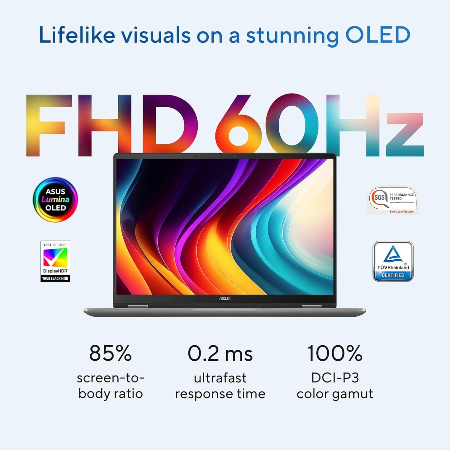 ASUS VIVOBOOKFLIP OLED TP3407SA-QL025WS [ULTRA7-256V 14TH GEN/16GB/512GB SSD/WIN11 HOME+MSO/14.0 INCH TOUCH/INTEGRATED GRAPHICS /1 YEAR(S)/GREY]