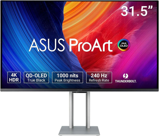 ASUS ProArt Display OLED PA32UCDM Professional Monitor – 32-inch 4K UHD (3840 x 2160), QD-OLED