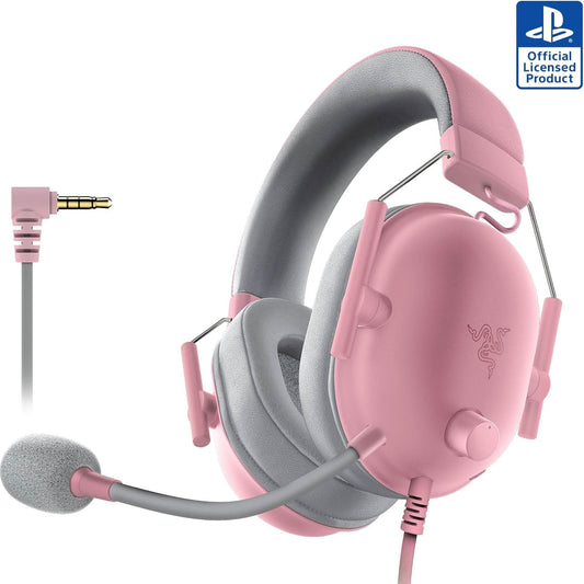 Razer BlackShark V2 X PlayStation Gaming Headset Quartz Pink