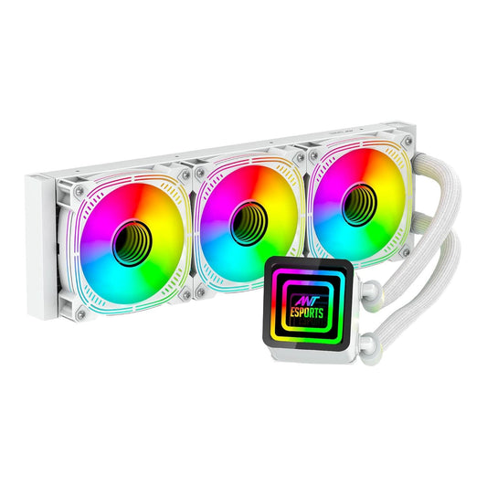 ANT ESPORTS ICE-INFINITE 360 ARGB CPU LIQUID COOLER - WHITE