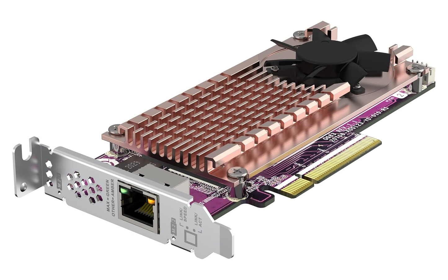 QNAP QM2-2P10G1TB- 10G RJ45 + DUAL M.2