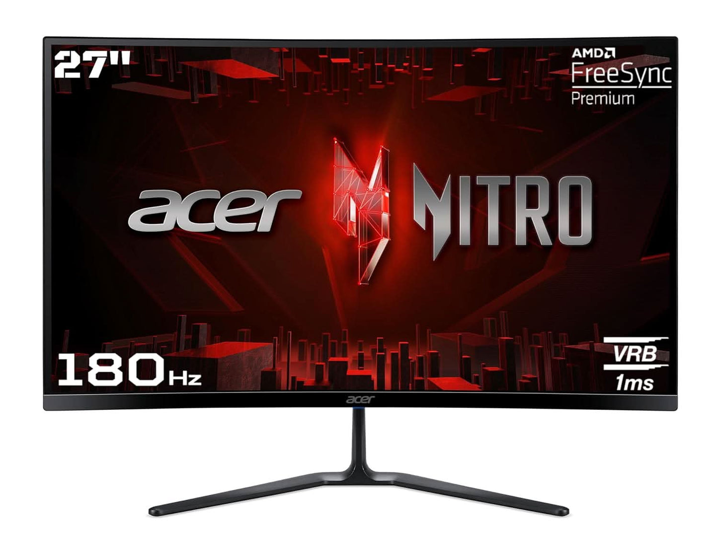 Acer ED270R S3 27 Inch (68.58 Cm) Full HD 1500 R Curved Gaming LCD Monitor