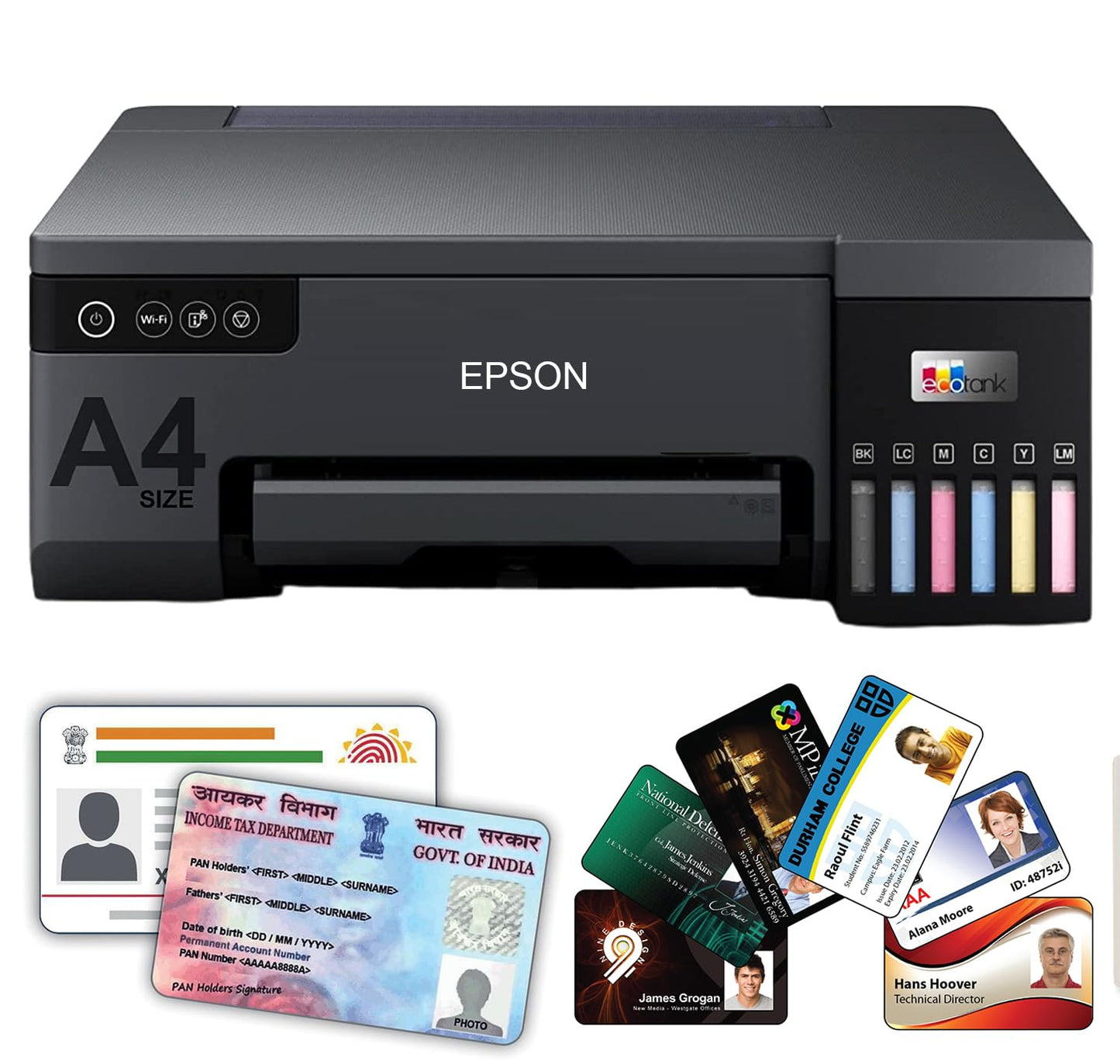 EPSON ECOTANK L8050 | A4 SIZE 6 COLOR PRINTER | PRINTER | (WITH EPSON INK) | PVC CARD PRINT | 2023 MODEL | WITH USB CABLE EXTRA