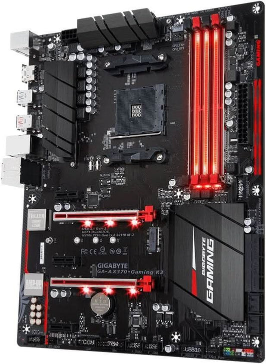 GIGABYTE GA-AX370-Gaming K3 AMD Ryzen CPU AM4 Socket DDR4 ATX Motherboard