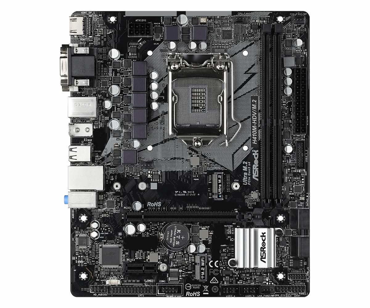 ASROCK H410M-HDV/M.2 Motherboard