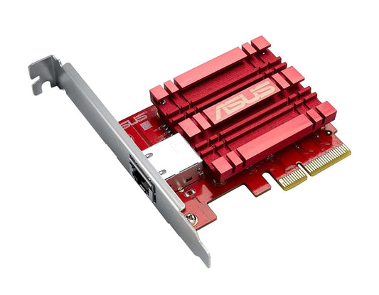 ASUS XG-C100C 10G base T Pcie Network Adapter, Red