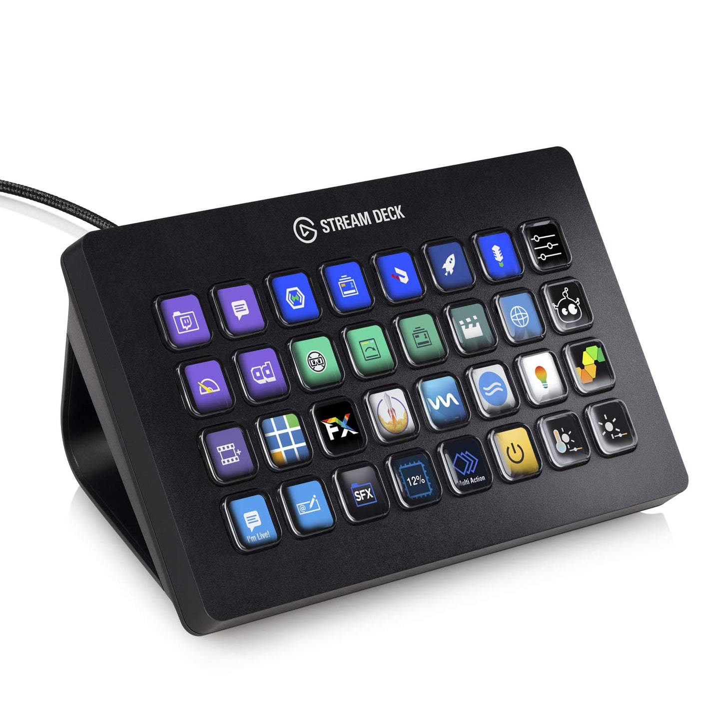 ELGATO STREAM DECK XL - ADVANCED STREAM CONTROL WITH 32 CUSTOMIZABLE LCD KEYS 10GAT9901