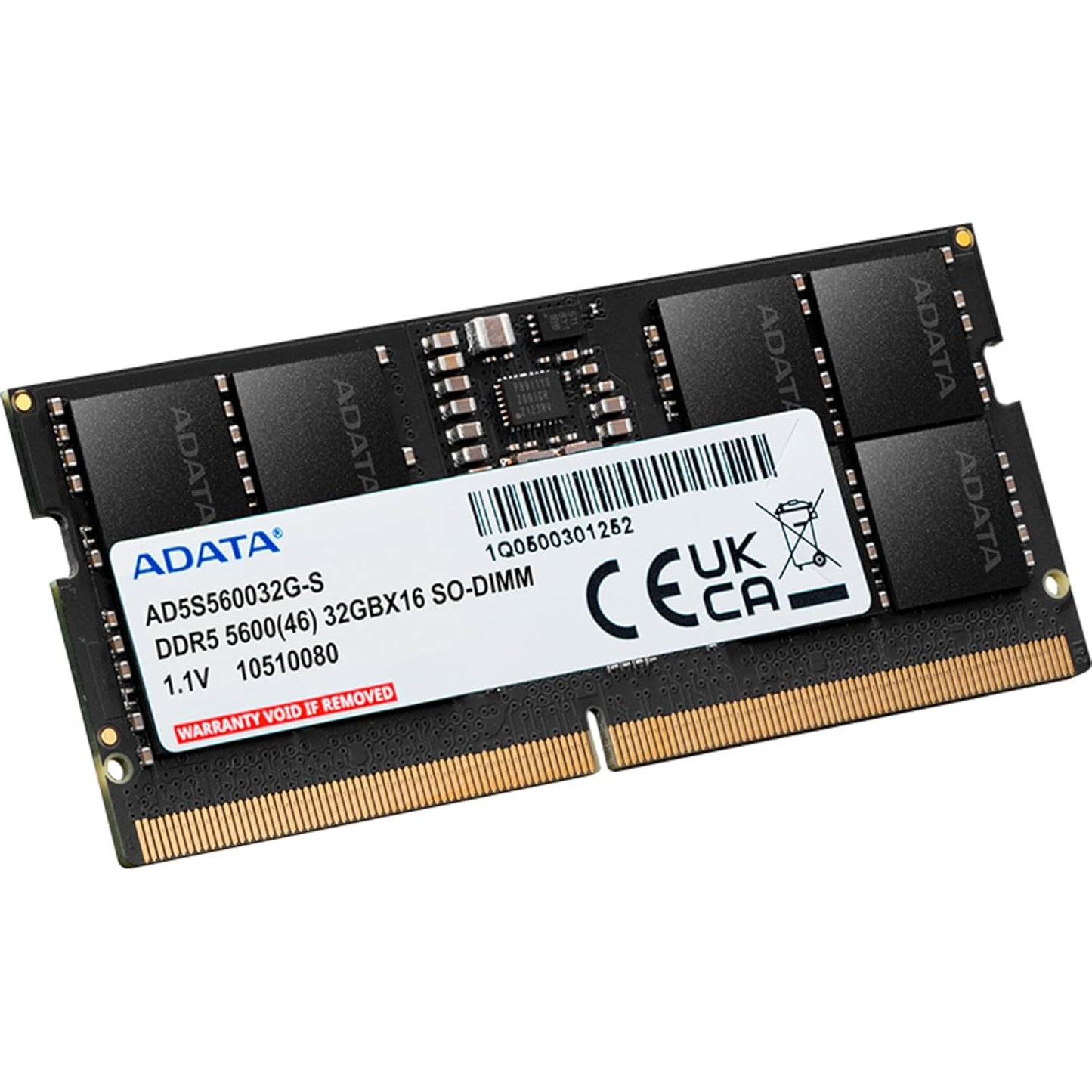 ADATA 32GB (1X32GB) 5600MHZ CL46 SO-DIMM LAPTOP RAM (AD5S560032G-S)