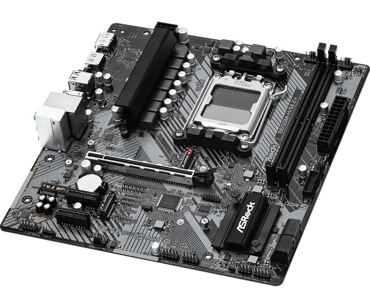 ASRock B650M-H/M.2+ Micro ATX Motherboard DDR5