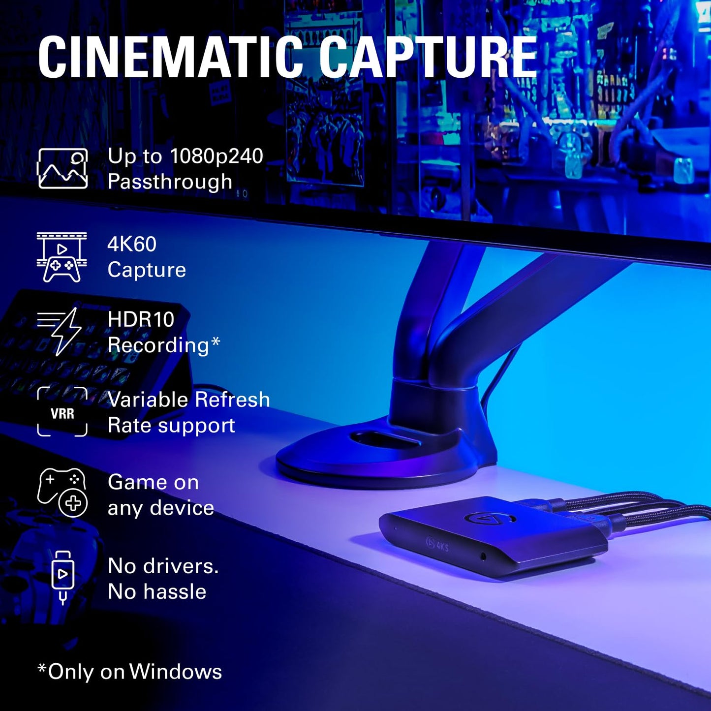 Elgato 4K S External Capture Card