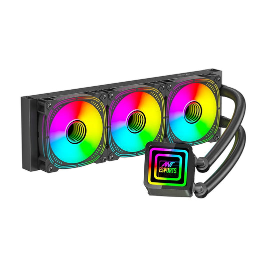 ANT ESPORTS ICE-INFINITE 360 ARGB CPU LIQUID COOLER - BLACK