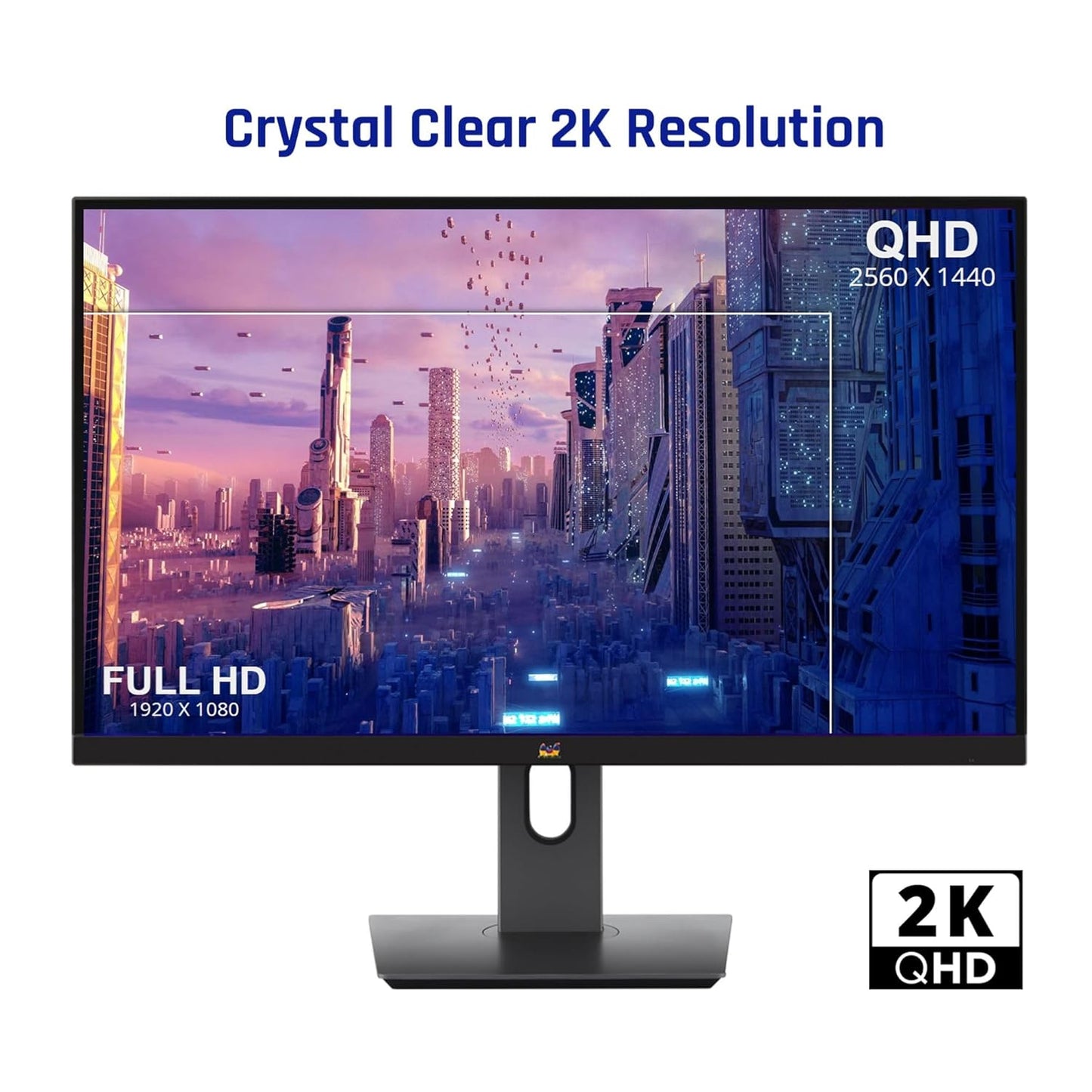 ViewSonic Gaming VX2758A-2K-PRO-2 55.88 Cm 27" | 185 Hz| IPS QHD 2K Gaming Monitor | 1ms | HDR10| FreeSync | 137% sRGB | Height Adjustment |Swivel, Tilt, Pivot | Eye Care| 2 x HDMI | DP