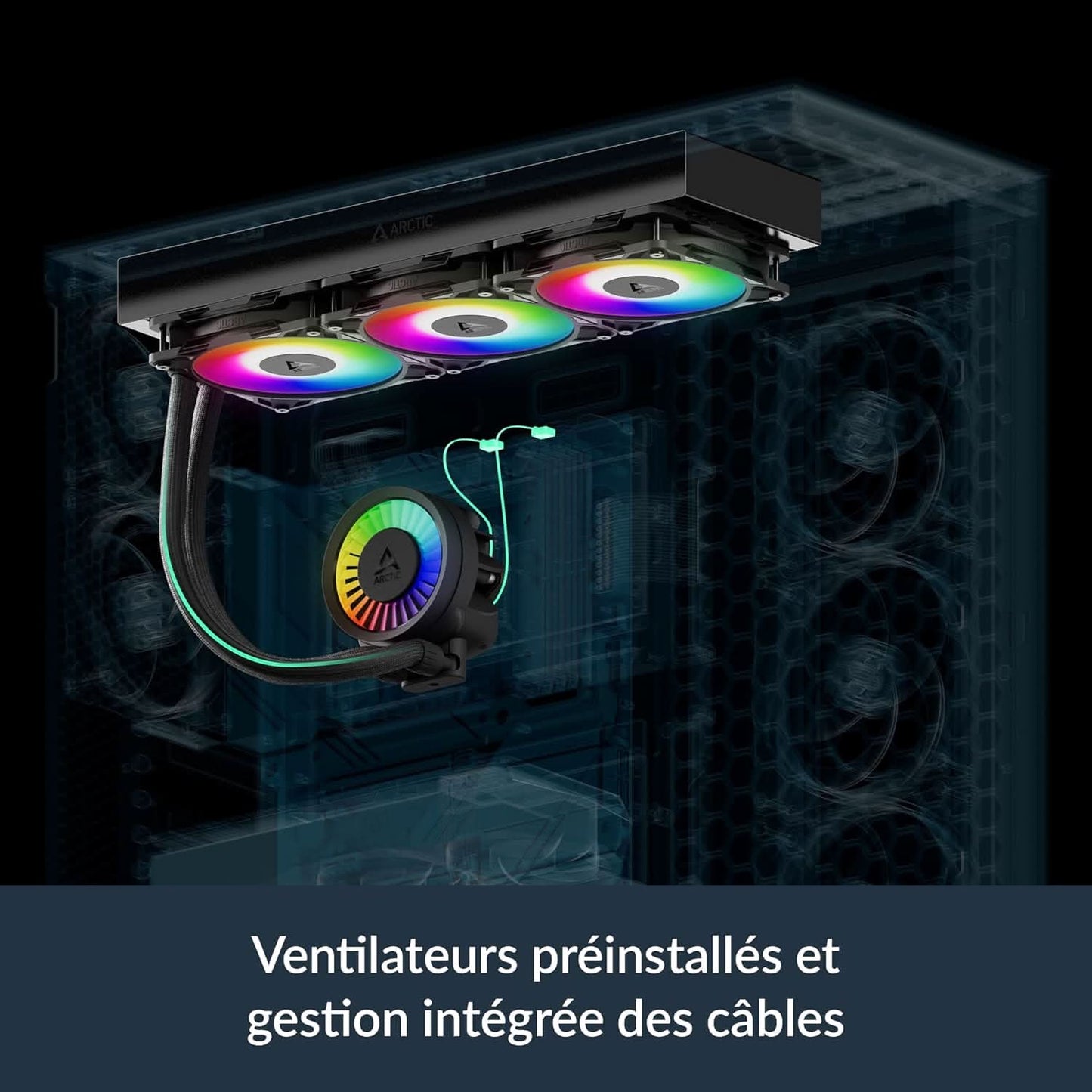 ARCTIC Liquid Freezer III Pro 360 A-RGB - AIO CPU Cooler Black