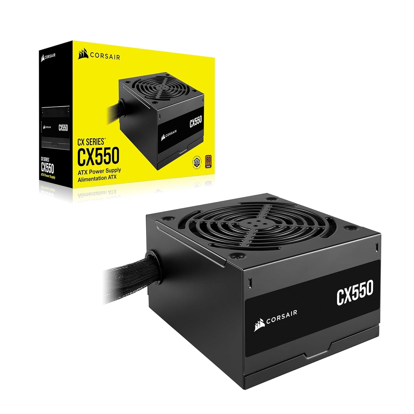 CORSAIR CX SERIES CX550 550 WATT 80 PLUS BRONZE CP-9020277-IN