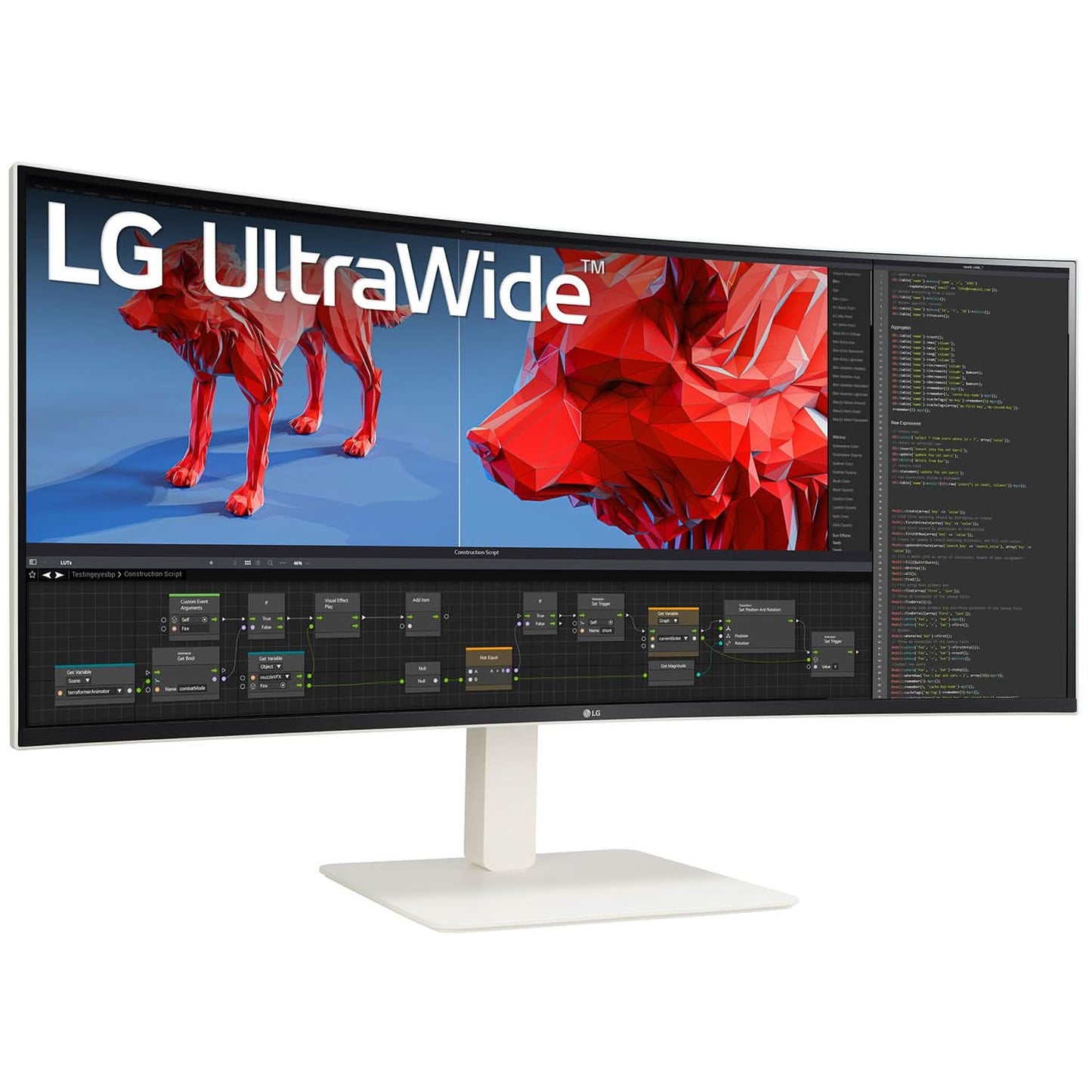 LG 38WR85QC (37.5",95cm) UltraWide QHD monitor,White