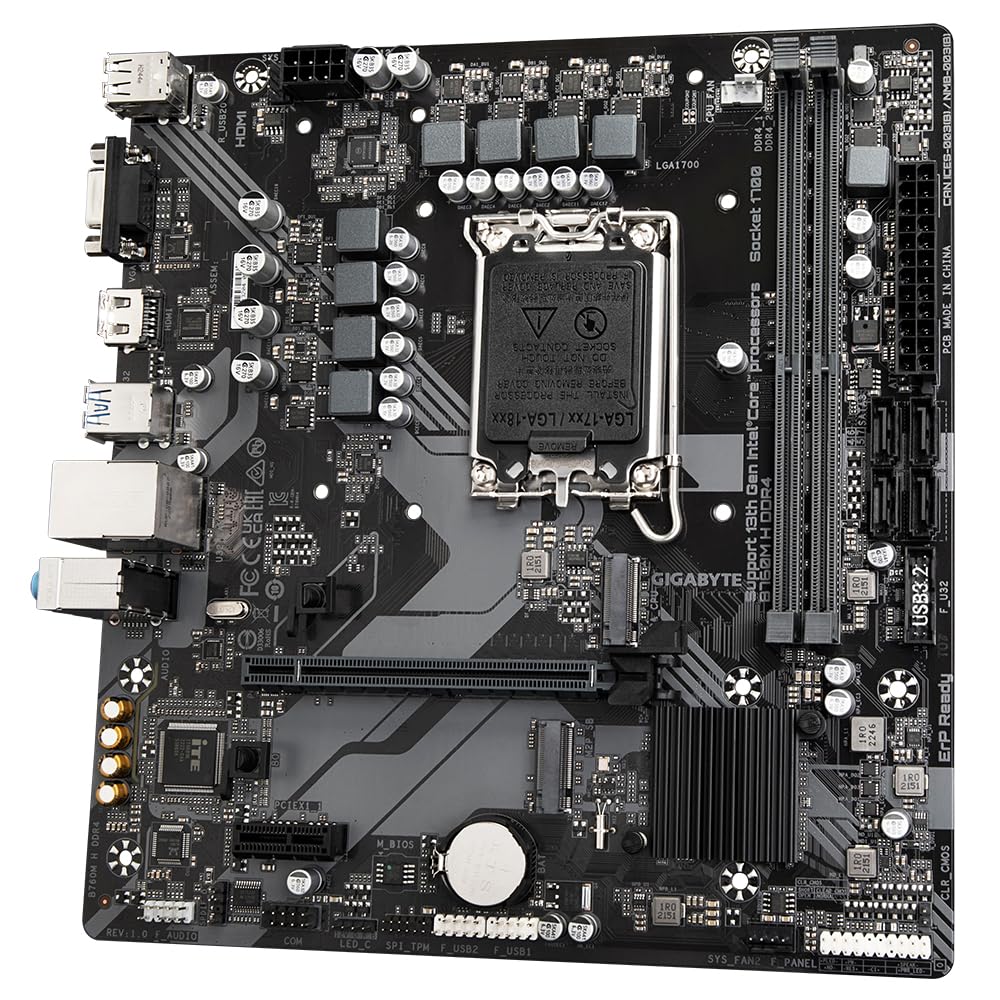 GIGABYTE B760M H DDR5 MOTHERBOARD